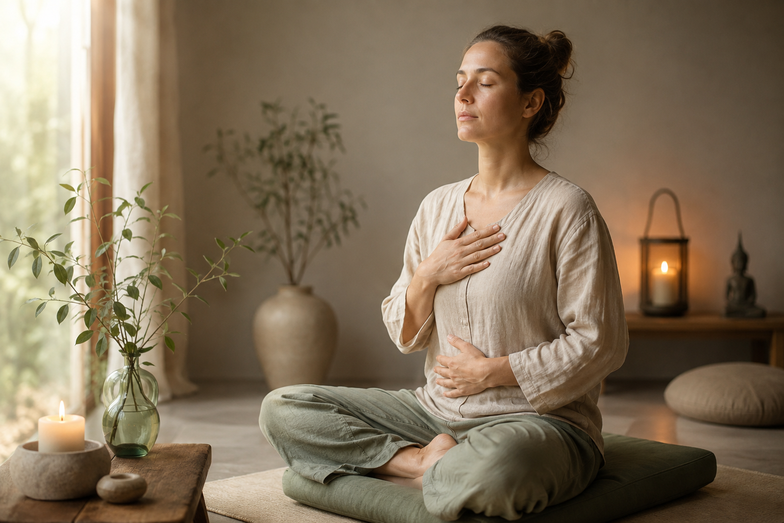 🌿 Der meditative Atem – bewusst atmen, zur Ruhe kommen